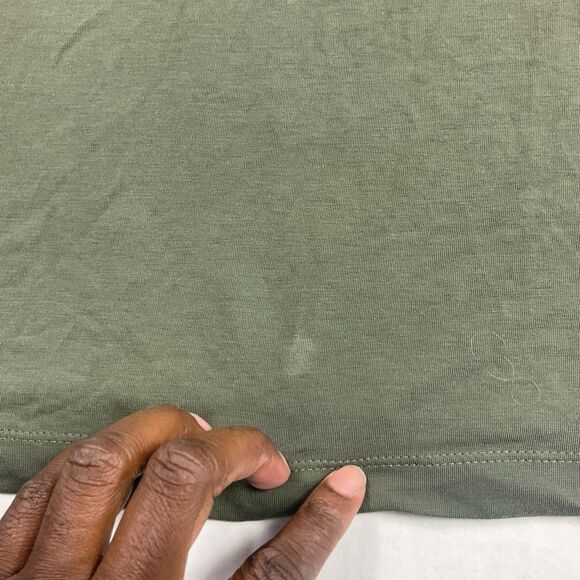 ASRV Mens Basic Athletic T-Shirt Green Short Sleeve Sportswear Tee Large FADE - Picture 11 of 11